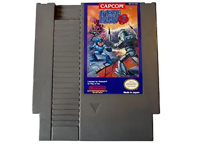 Mega Man 3 (Nintendo NES 1990) Cartridge W/ Sleeve Authentic Tested • $30.06
