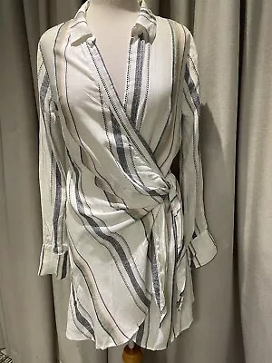L’Space Isla Vista Stripe Cover Up Dress Size Medium New With Tags  • $24