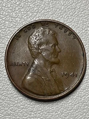 $100 • Buy 1941 Lincoln Wheat Cent Penny No Mint Mark Error “L” Rim 