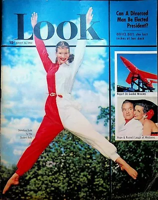 Look Magazine August 26 1952 Marilyn Monroe Jane Russell Bob Hope • $42.22