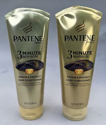 2 Pantene Pro-V 3 Minute Miracle Repair & Protect Deep Conditioner New Old Stock • $15.99