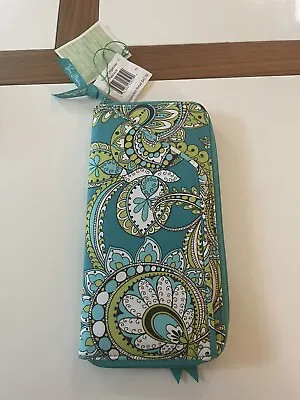 Vera Bradley Peacock Travel Organizer Wallet NWT • $39