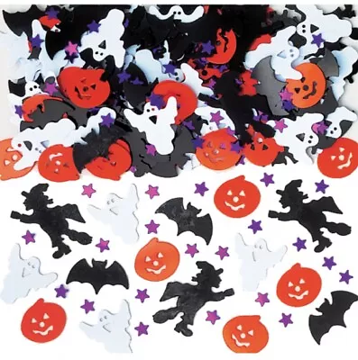 Halloween Table Confetti Sprinkles Ghost Bat Pumpkin Witch Party Decorations • £1.58