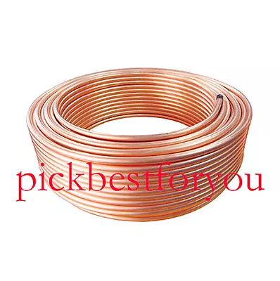 Soft Copper Tube Coil Refrigeration 4mm(0.157'') OD X 3mm(0.118'') ID X 2m  GY • $9.90