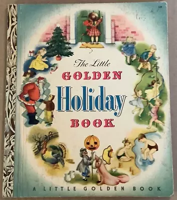 VG 1951 HC Little Golden Book First  A  Edition Holiday Book Eloise Wilkin • $20.95