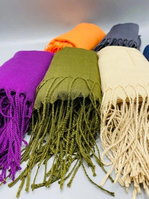 £25.83 • Buy 100% Pashmina Style Summer Shawl, Scarf And Stole For Wedding Handmade Shawl's