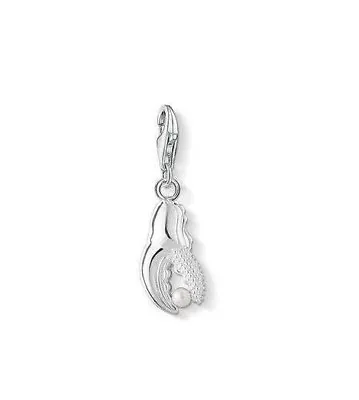 Thomas Sabo CC1346 Sterling Silver Lobster Claw Charm With White Pearl RRP $95 • $65