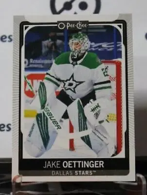 2021-2022 O-pee-chee Jake Oettinger # 447 Rookie Dallas Stars Nhl Hockey Trading • $5.95