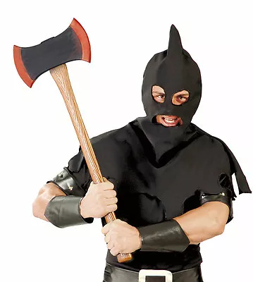 £8.99 • Buy Double Headed Axe Bloody Halloween Weapon 73cm Fancy Dress Prop LARP Accessory