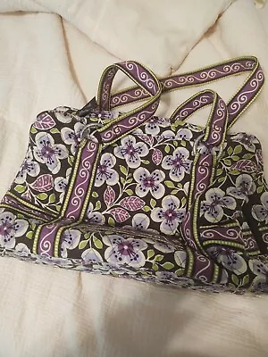 Vera Bradley Shoulder Bag Plum Petals.  Pre Owned • $9.99
