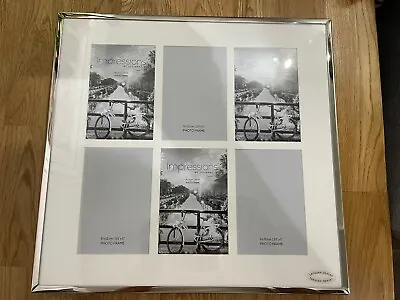 Impressions By Juliana 6 Aperture Silver Frame Pre Owned But Never Used • £7.50