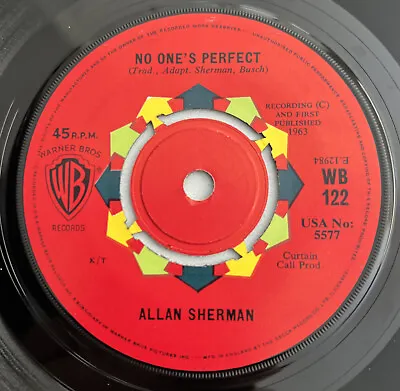 £4.79 • Buy ALLAN SHERMAN No One's Perfect B/w Come Back To Sorrento (Me) 7  45rpm UK VG+
