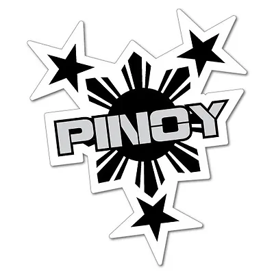 $4.22 • Buy Pinoy Philippines Filipino Sticker Flag Bumper Water Proof Vinyl #6767EN