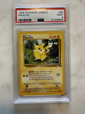 $15 • Buy Pokemon Pikachu Jungle 60 PSA 9