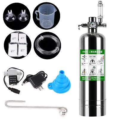 Aquarium 2 L CO2 Generator Kit For Aquarium DIY CO2 Systems W/Solenoid Valve • $76