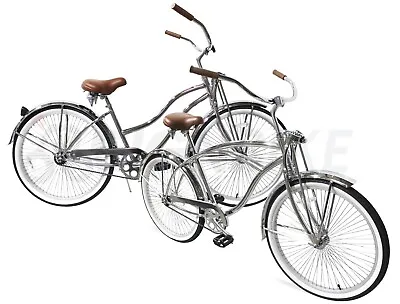 26  Cougar GTS Chrome Frame Cruiser Bike Coaster Brake 68 Spoke Springer Limited • $368.99