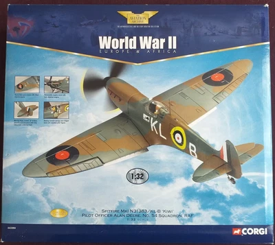 £129.99 • Buy Corgi Aircraft 1/32 Scale Aa33904 Spitfire Mk.i N31383/kl-b 'kiwi' .