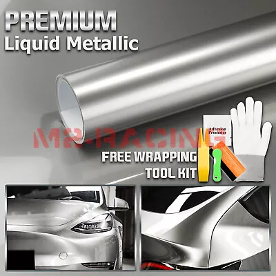 Premium Liquid Metallic Car Auto Sticker Decal Vinyl Wrap Sheet Film Air Release • $11