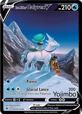 Pokémon TCG Ice Rider Calyrex V Astral Radiance TG14/TG30 Holo Ultra Rare • $4.75