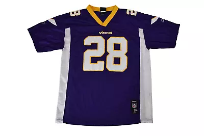 Reebok Youth Boys NFL Minnesota Vikings Adrian Peterson Jersey New XL(18-20) • $10.49