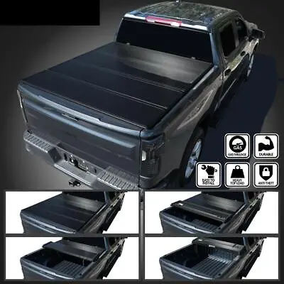 Lock 4-Fold Hard Tonneau Cover 5.5ft For 2015-2021 Ford F-150 F150 66  Truck Bed • $390.61