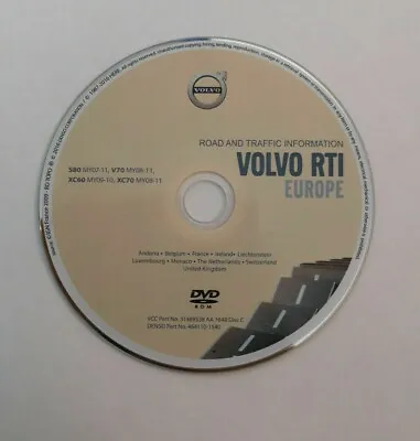 Volvo Rti Mmm P2001 2004-2007 Sat Nav Navigation Dvd Map Uk Eu Final  Update • $65.67