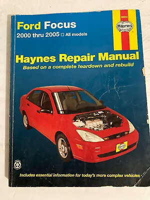 $12.75 • Buy Ford Focus 2000 Thru 2005 Haynes Repair Manual #36034