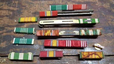 Lot Of Vietnam War Vintage US Army Uniform Ribbons & Bars ( Some Theater Made ) • $9.99