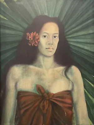 🔥 Important Vintage Hawaiian Portrait Painting JIM MORRISON Diary! - WERBELOW • $9500