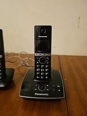 Panasonic Kx-tg8061e Telephone Cordless Answer Machine Two Handsets Bases • £15