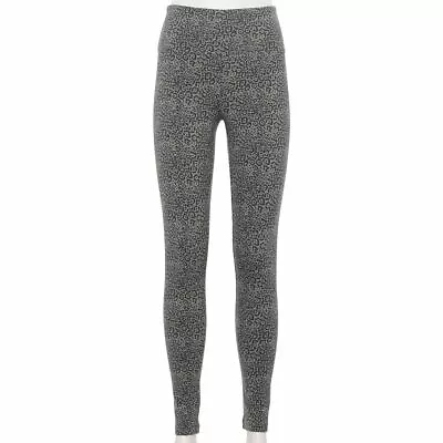 £12.74 • Buy Sonoma Goods For Life Women's Grey Animal P High-Waisted Leggings - Sizes S & M 