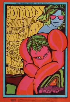 $99.99 • Buy The Doors/jim Morrison 1967 Concert Poster-3rd Printing-procol Harum-fillmore
