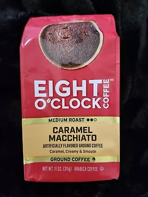 Eight O'Clock Coffee Caramel Macchiato Medium Roast Ground Coffee:6pk / 11oz Ea • $15