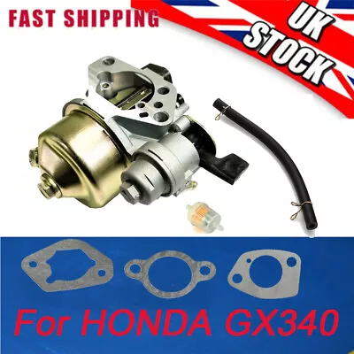 NEW Carburetor Carb Fits For Honda GX340 11Hp GX390 13Hp Engines With 3 Gaskets • £10.29