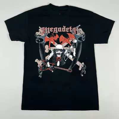 Megadeth Band  Cotton Short Sleeve Black All Size Unisex T-Shirt • $8.99