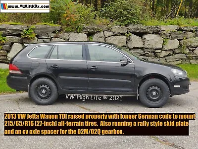 $495 • Buy Lift Kit For VW Golf Sportwagen MK6 Jetta Wagon TDI MK5 Suspension OffRoad Coils