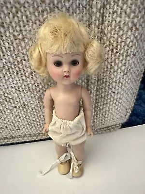 Vintage Vogue Ginny Doll Blond Hair Brownish Red Eyes - 8” Tall • $65