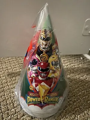 RARE Mighty Morphin Power Rangers Classic Saban Birthday Party Favor 8 Cone Hats • $5