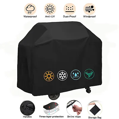 57 Inch BBQ Gas Grill Cover Waterproof Outdoor Heavy Duty Protection Barbecue US • $13.89