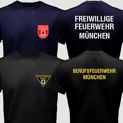 Feuerwehr Munich München Germany Fire Department Firefighter Gift T-shirt • $22.99