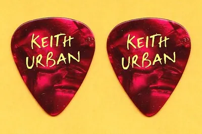 Keith Urban Red Pearl Guitar Pick #2 - 2011 Get Closer Tour • £9.63