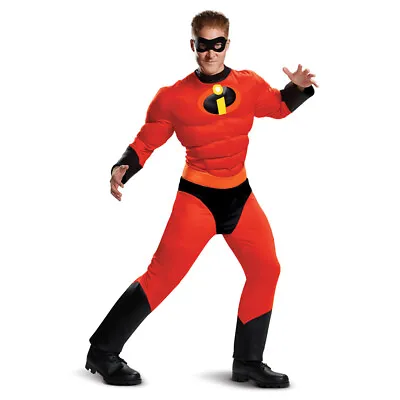 Mens Classic Muscle Mr. Incredible Superhero Costume • $34.97