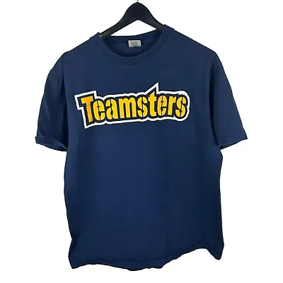 Vintage 90s Teamsters Pittsburgh Labor Union 249 Graphic Shirt Size L • $14.99