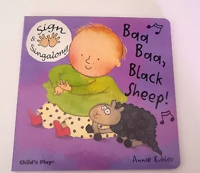 Baa Baa Black Sheep!: BSL (British Sign Language) By Annie Kubler • $3.50