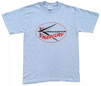 Kiekhaefer Mercury Vintage Style Outboard Motor Shirt Retro Nautical Ash Gray • $24.95