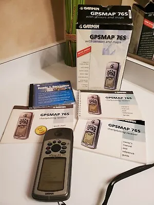 Garmin GPSMAP 76S Handheld W Box And Manuals • $109.97