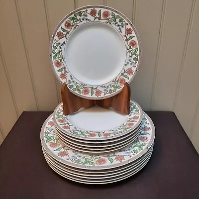 Mikasa Maxima Fine China CK103 ROSEMERE 10-3/4  Dinner & 8-1/2  Salad Plates Set • $64.87