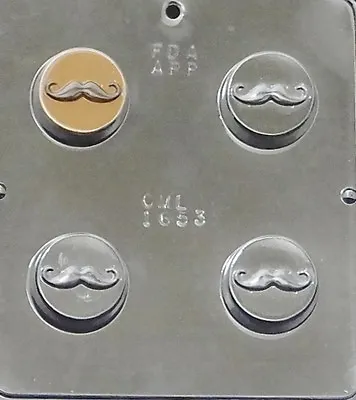 Mustache Chocolate Cookie Sandwich Mold Moustache  1653 NEW • $6.99