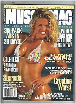 Musclemag International January 1998 Muscle Fitness Bodybuilding Magazine • $28.08