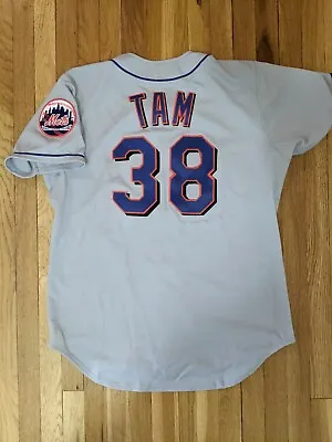 GAME USED WORN Jeff Tam AIS NEW YORK METS 1999 Jersey 48 Piazza Alfonzo Ventura • $129.99